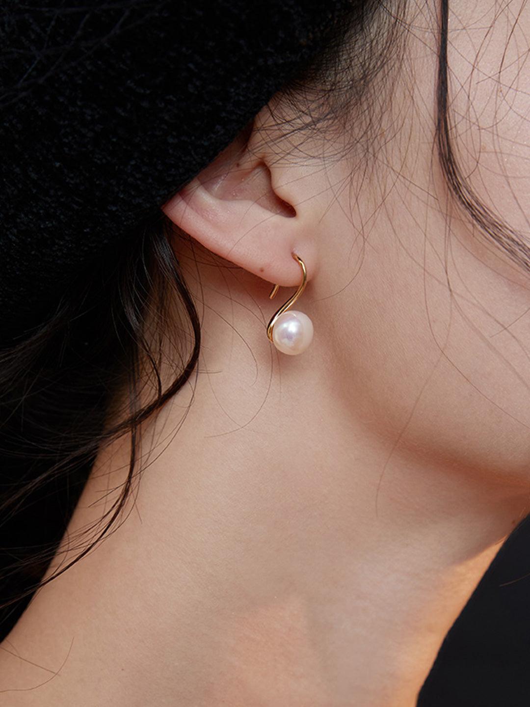 Pearl Earrings - MinElèn Jewelry