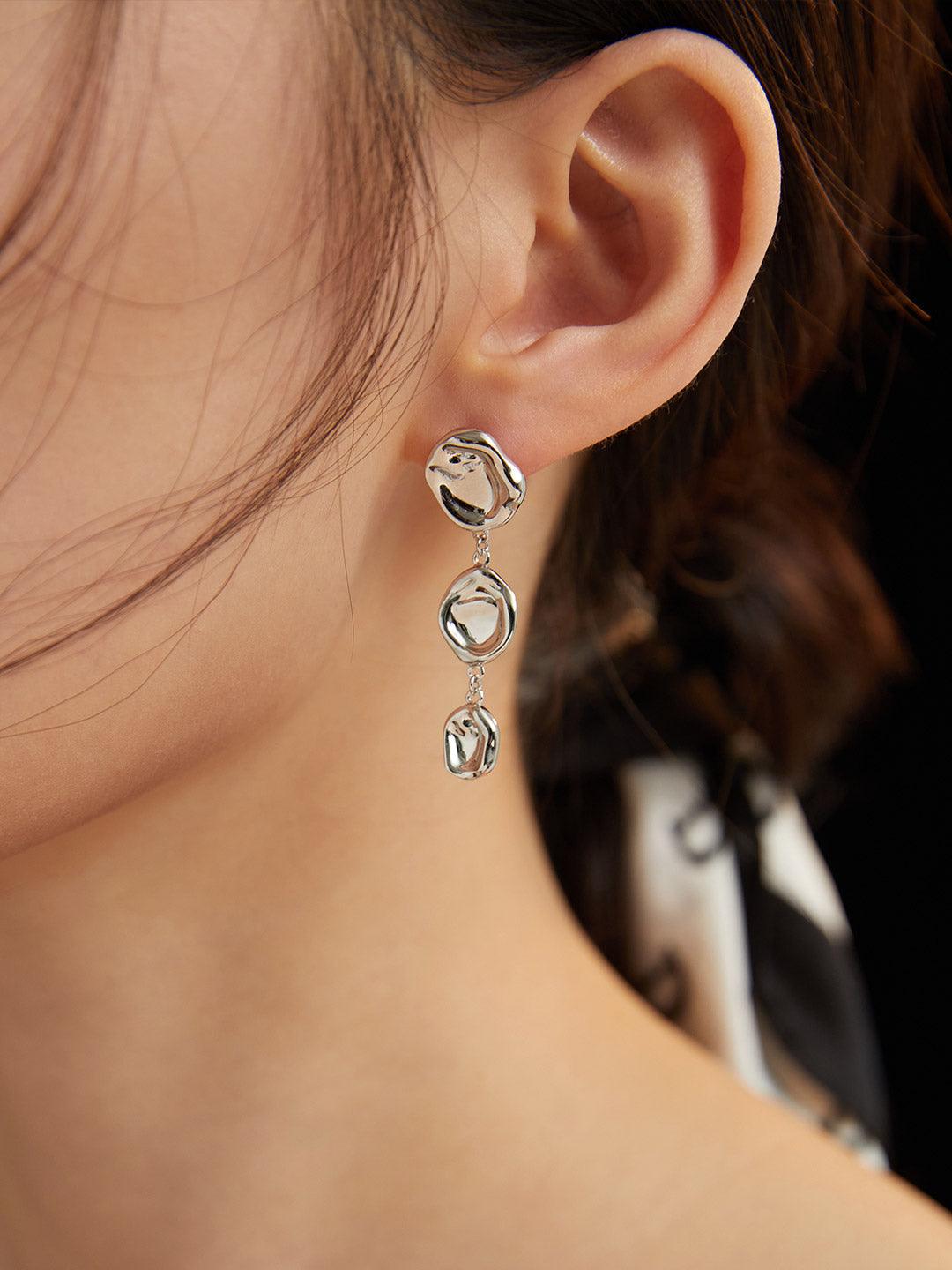 Sterling Silver Earrings - MinElèn Jewelry