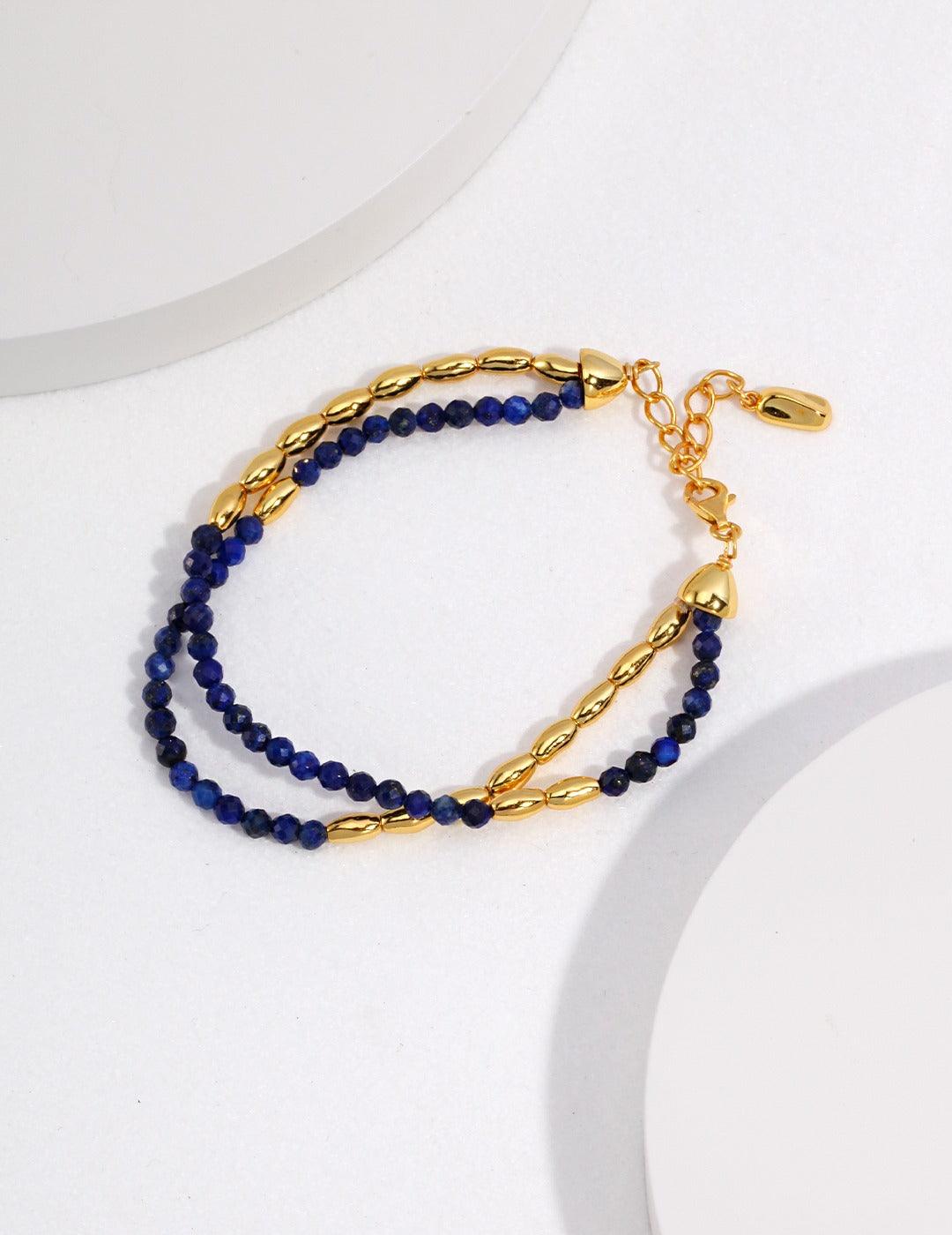 Lapis Lazuli Bracelet in Sterling Silver