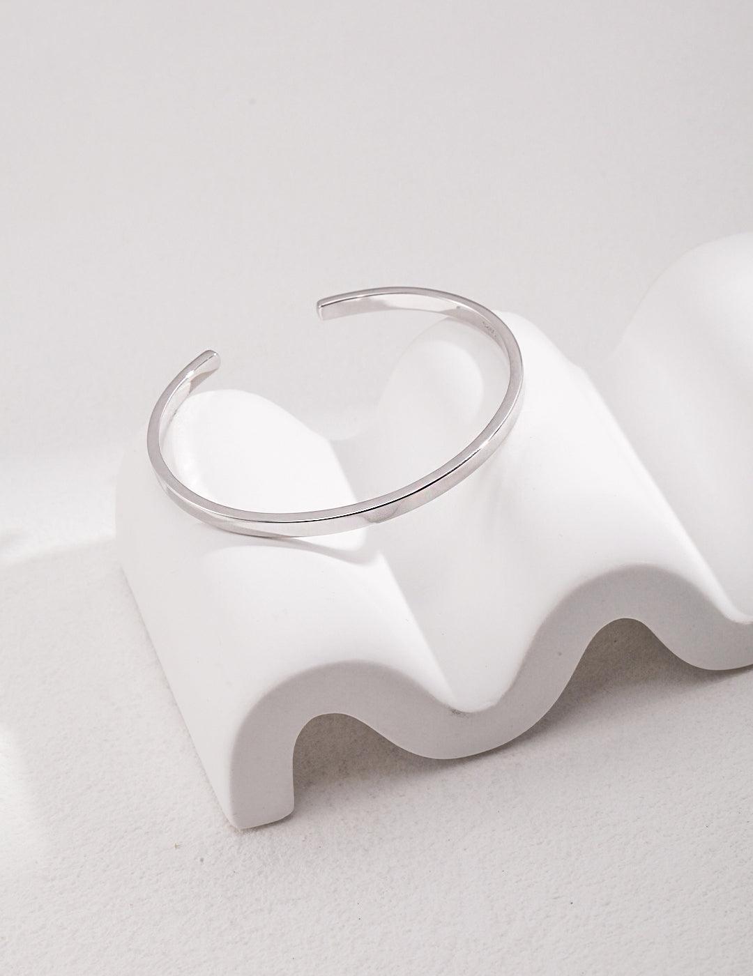 Sterling Silver Smooth Bangle