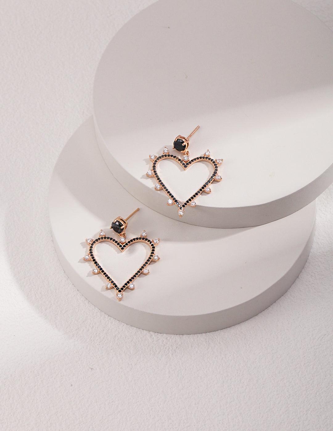 Sterling Silver Heart Earrings