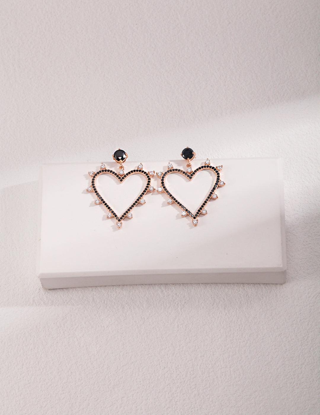 Sterling Silver Heart Earrings