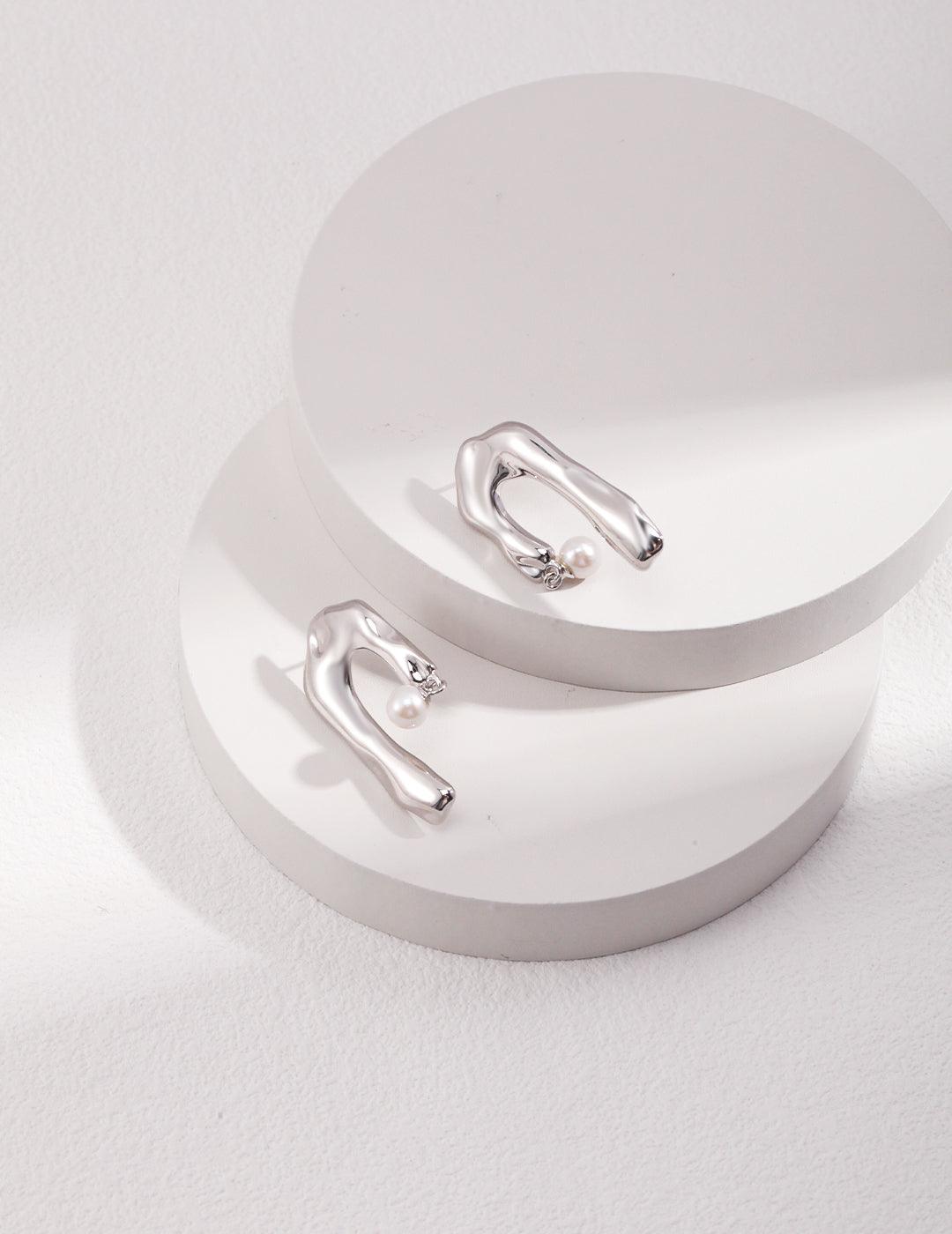 Sterling Silver Earrings - MinElèn Jewelry