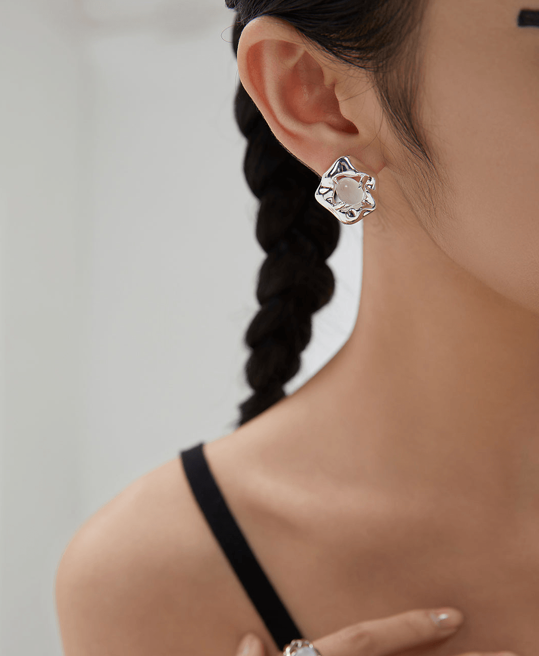 Sterling Silver Earrings - MinElèn Jewelry