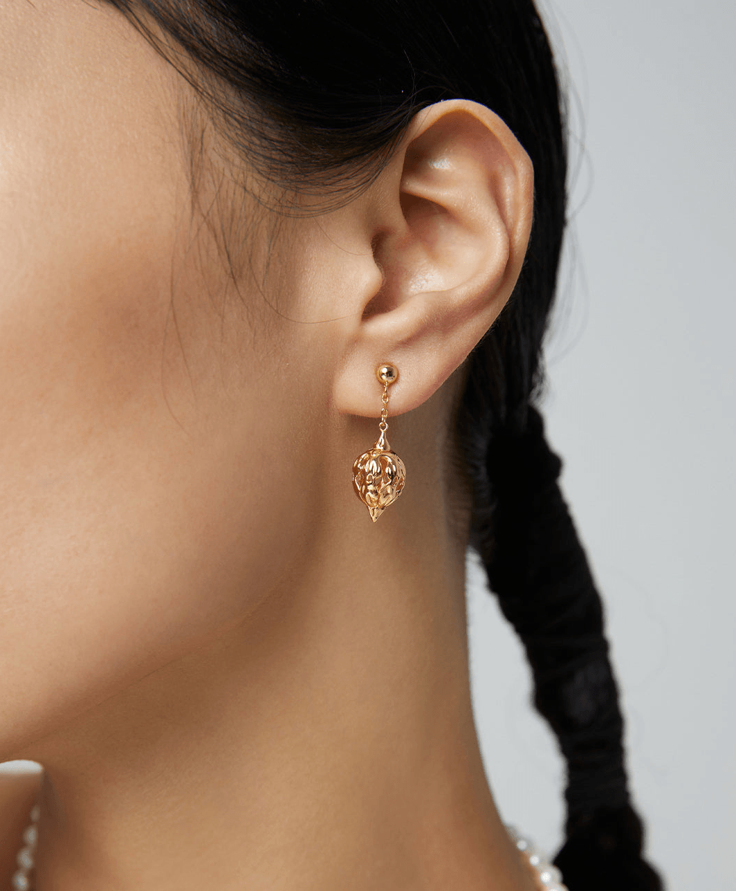 Sterling Silver Simple Earrings - MinElèn Jewelry