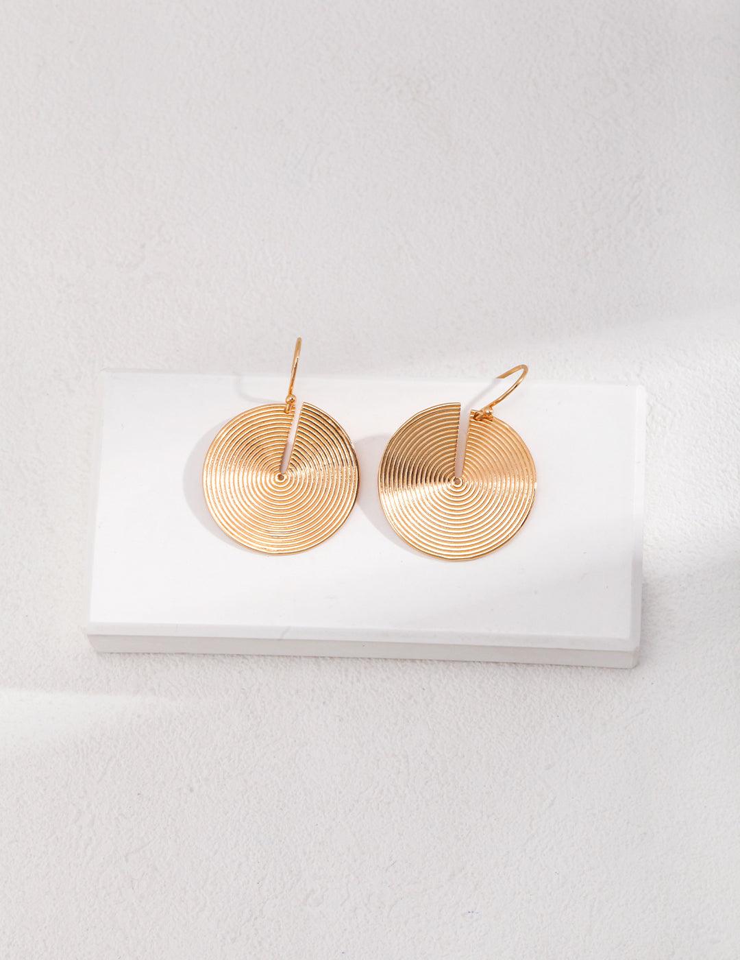 Sterling Silver Simple Earrings - MinElèn Jewelry