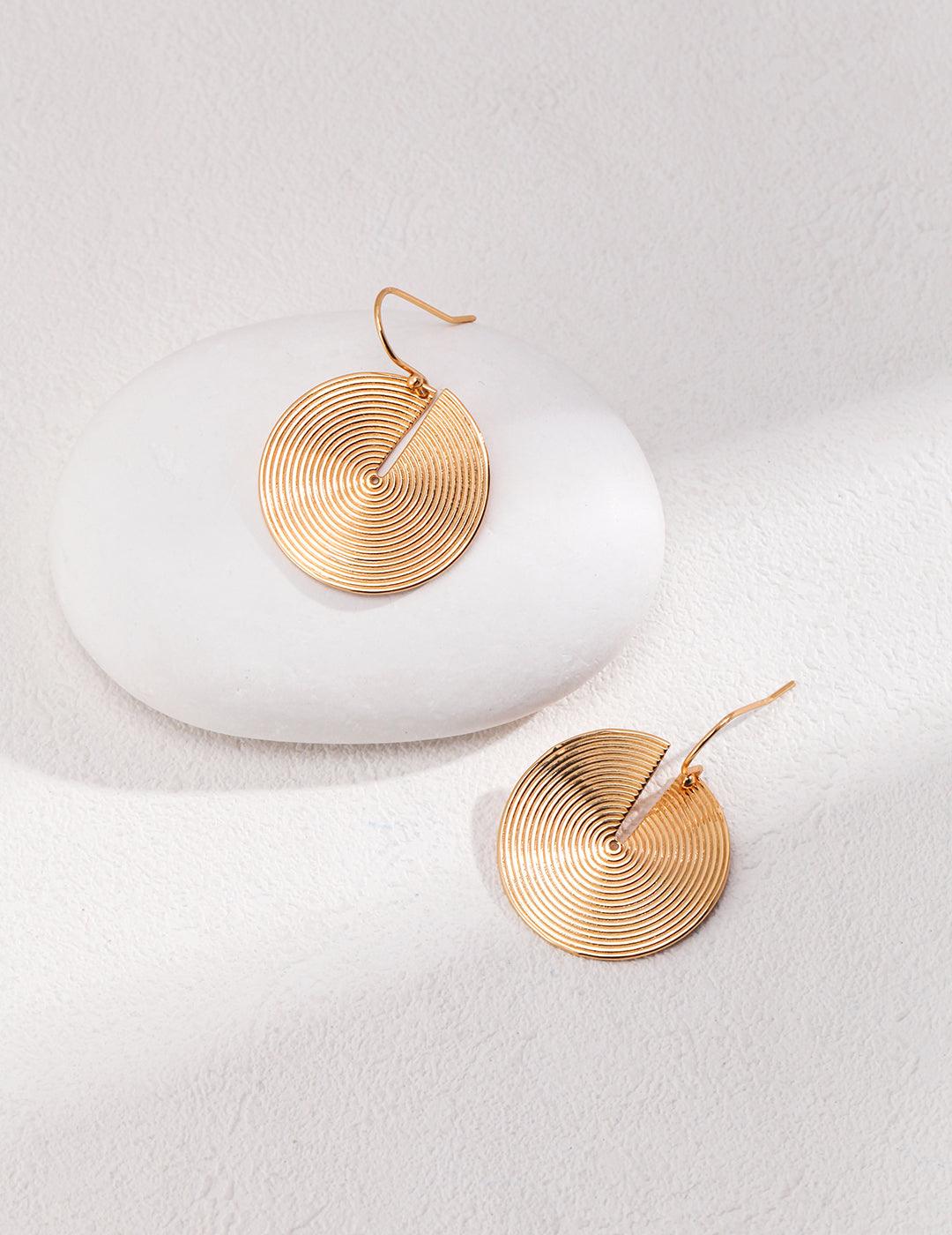 Sterling Silver Simple Earrings - MinElèn Jewelry