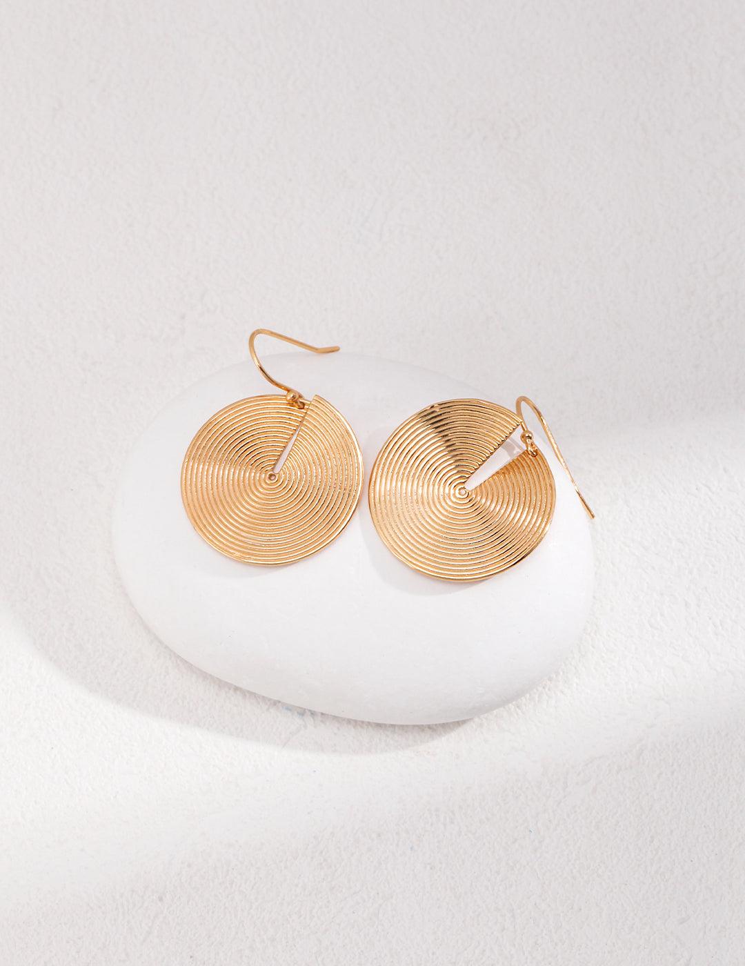 Sterling Silver Simple Earrings - MinElèn Jewelry