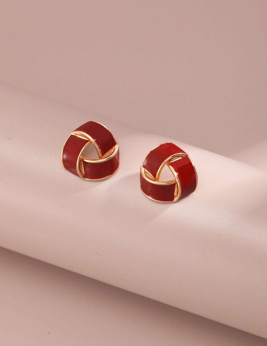 China Red Drip Glaze Series - MinElèn Jewelry