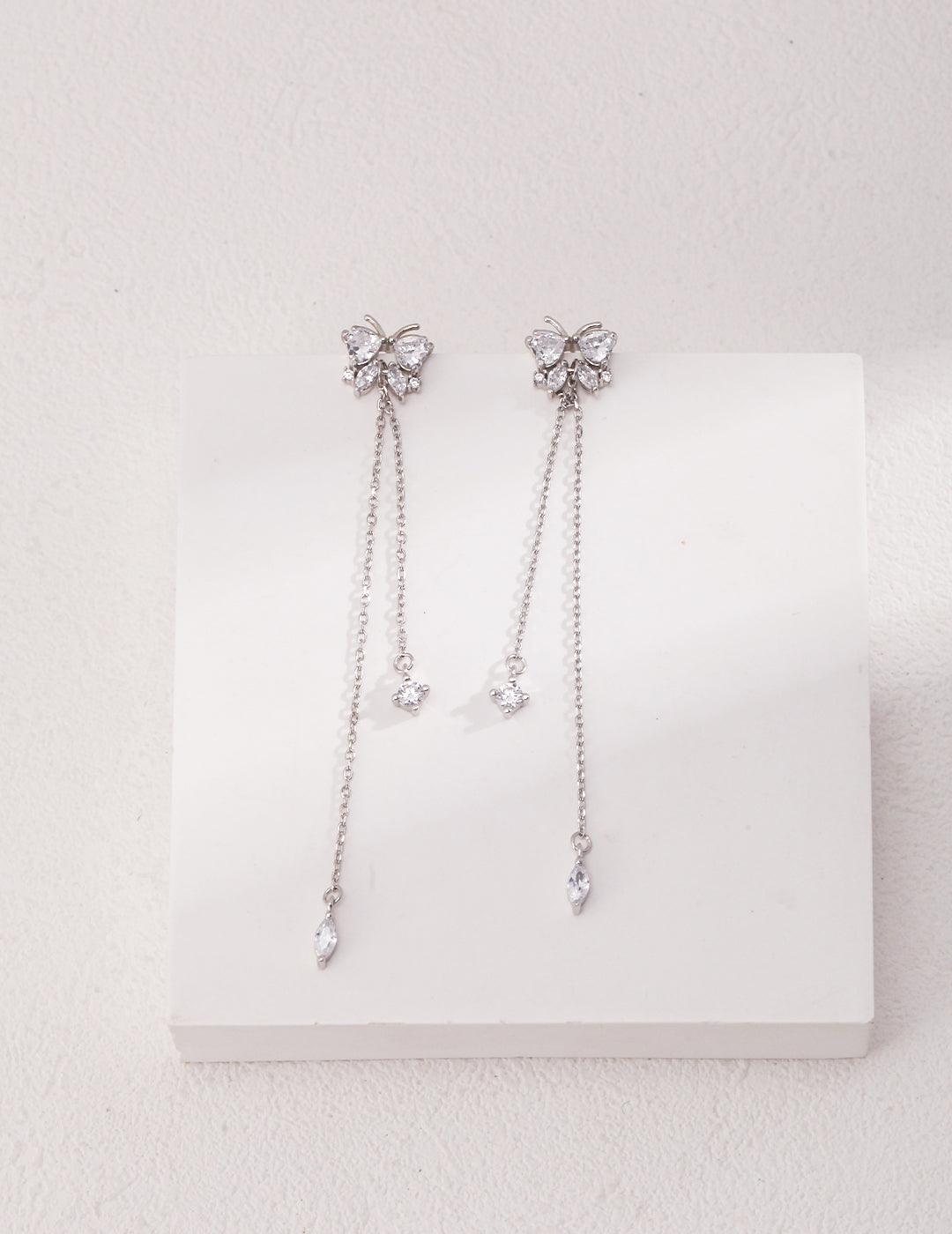 Sterling Silver Earrings - MinElèn Jewelry