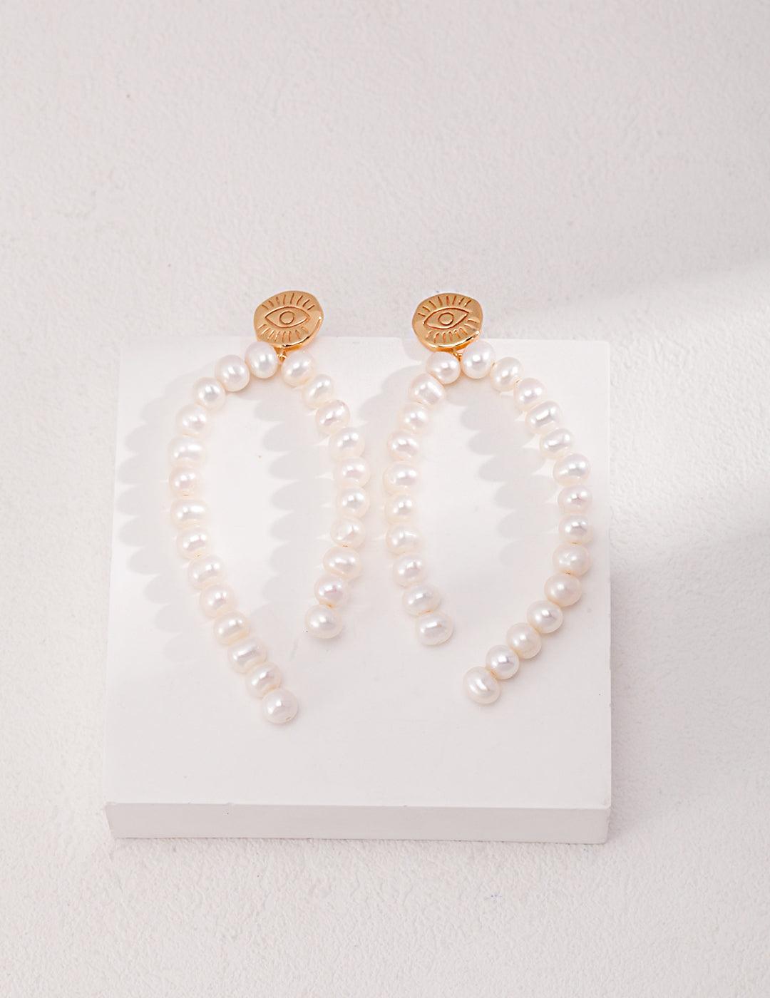 Pearl Earrings - MinElèn Jewelry