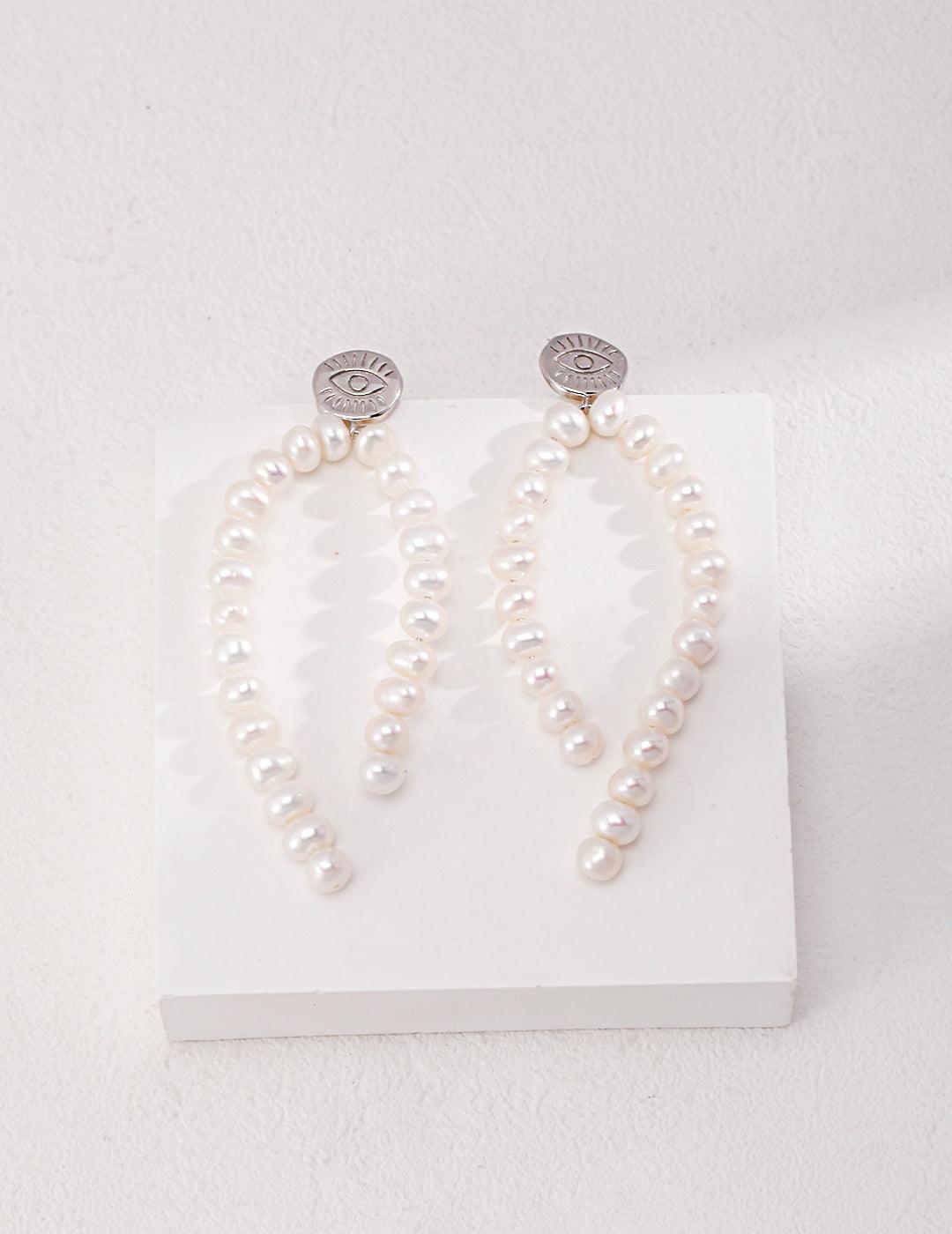 Pearl Earrings - MinElèn Jewelry