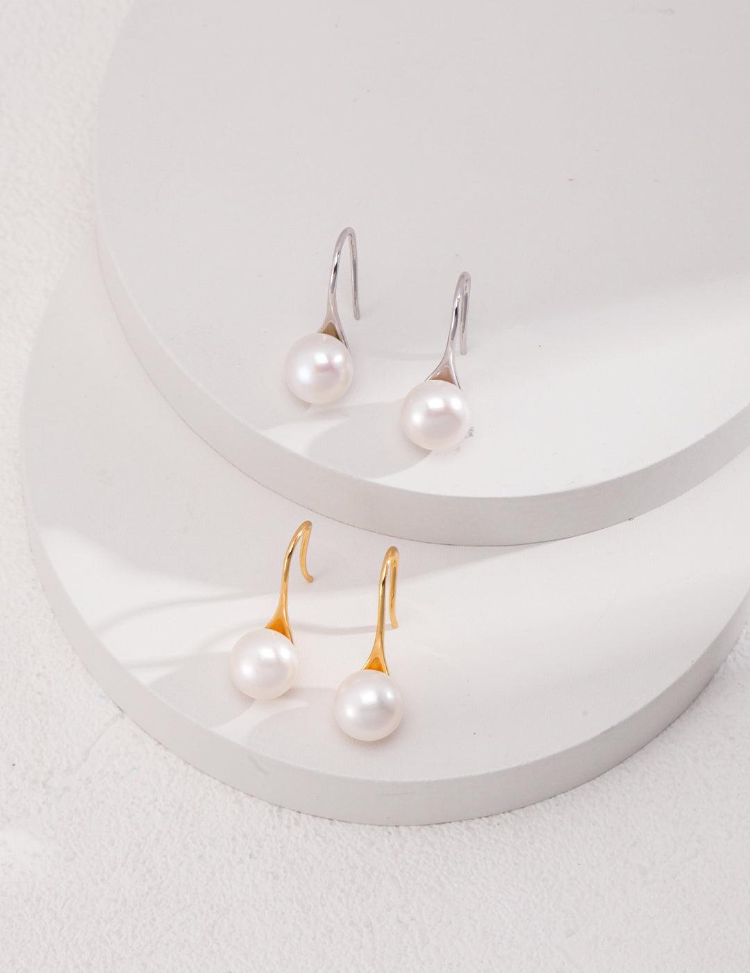 Pearl Earrings - MinElèn Jewelry