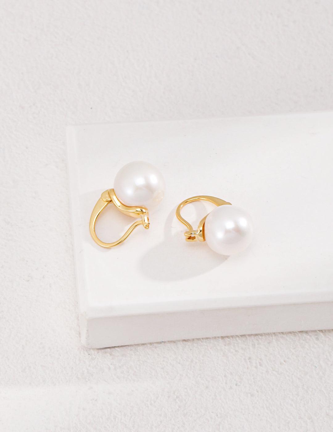 Natural pearl earrings - MinElèn Jewelry