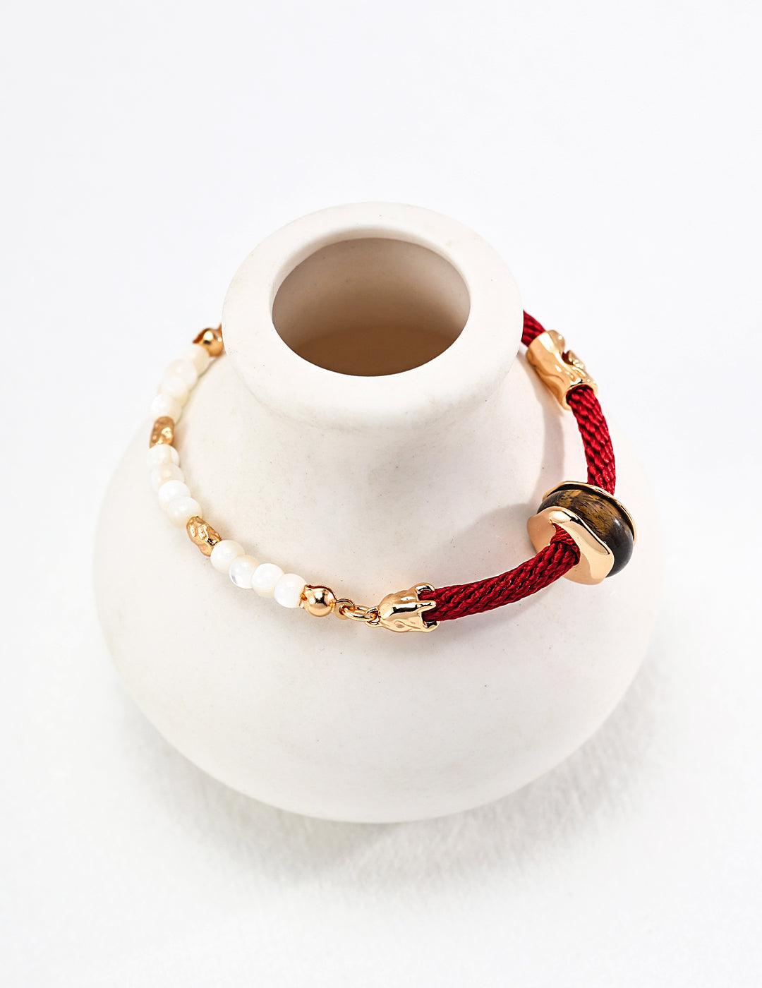 New Chinese Tiger's Eye Bracelet - MinElèn Jewelry