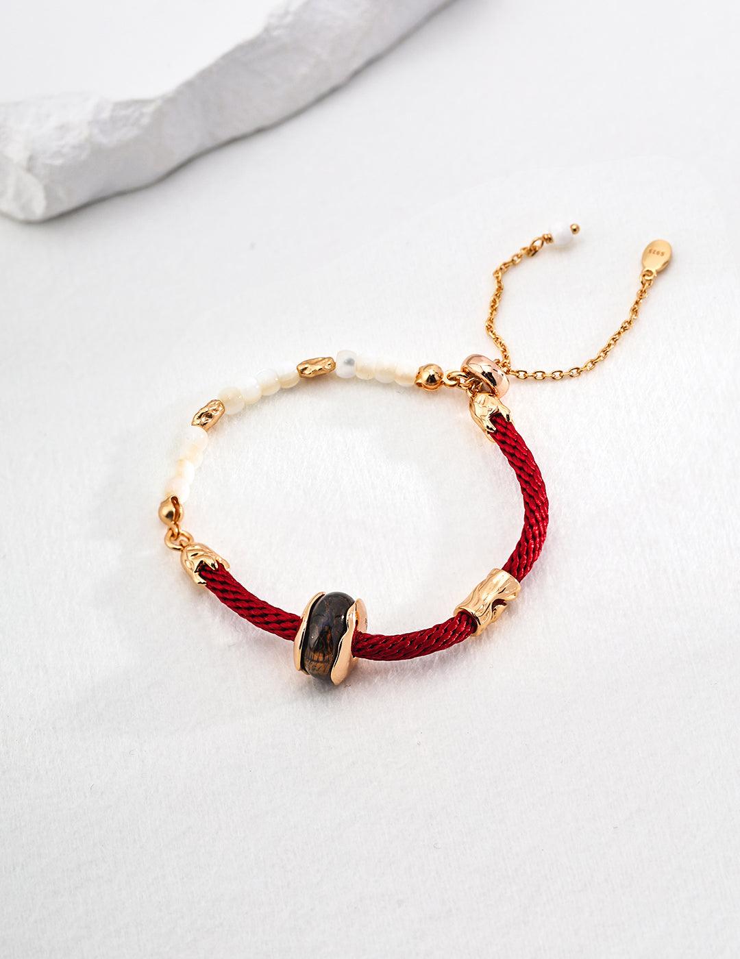 New Chinese Tiger's Eye Bracelet - MinElèn Jewelry