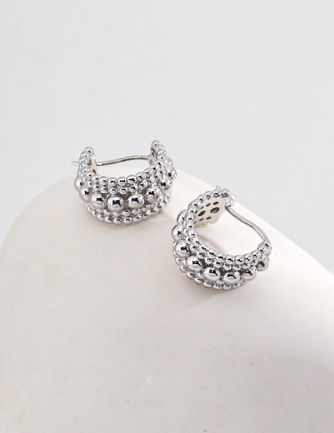 Sterling Silver Earrings - MinElèn Jewelry