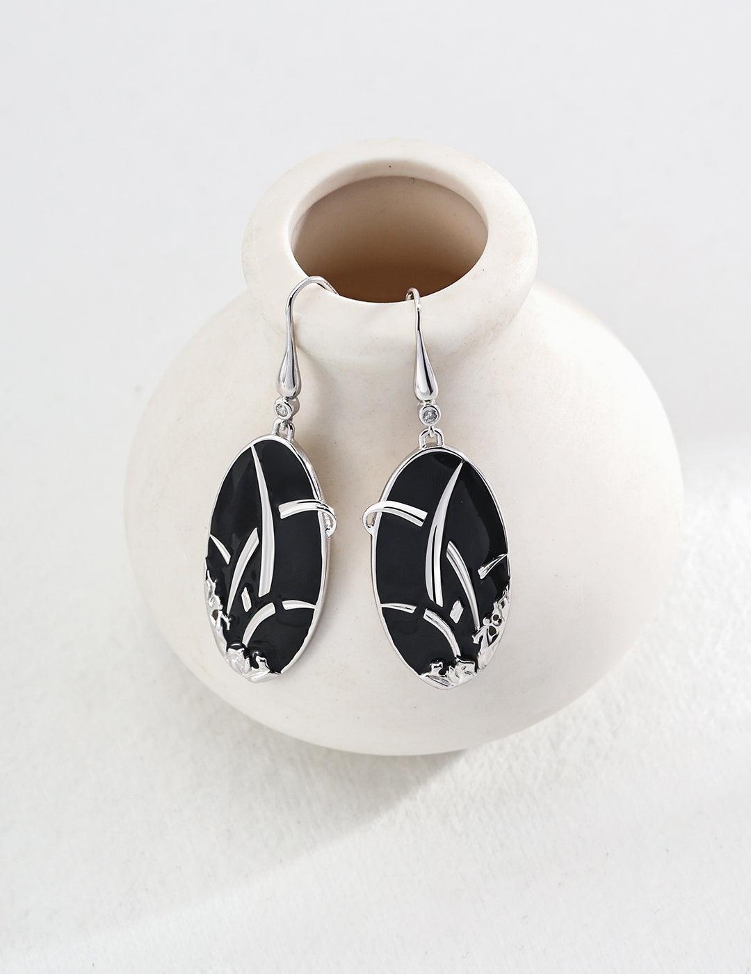 New Chinese Drip Glaze Earrings - MinElèn Jewelry