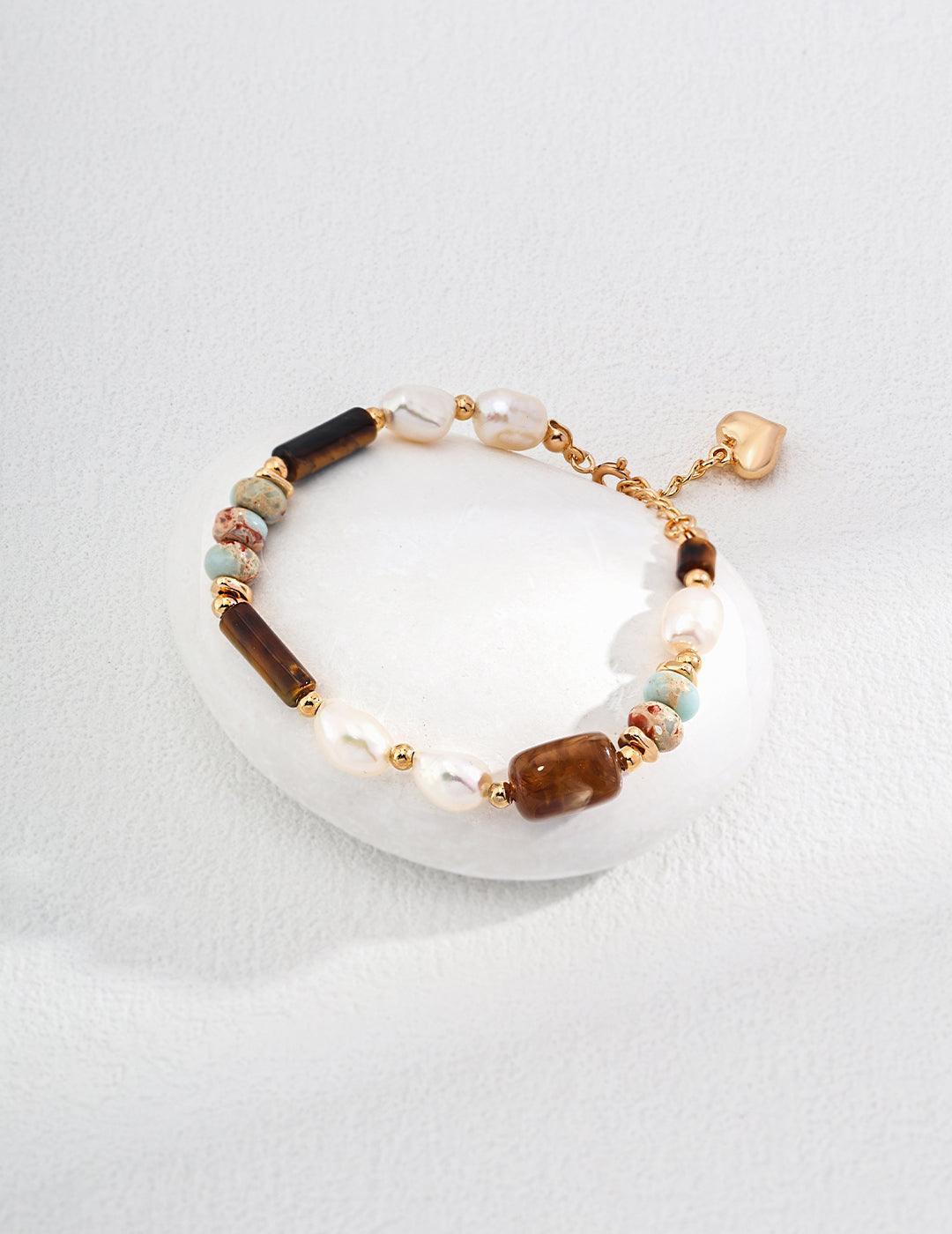 Natural Pearl Bracelet - MinElèn Jewelry