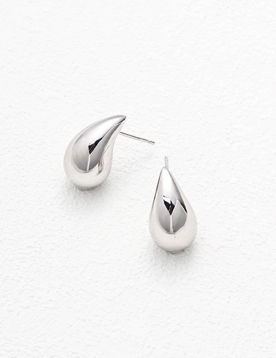 Sterling Silver Drop Earrings - MinElèn Jewelry