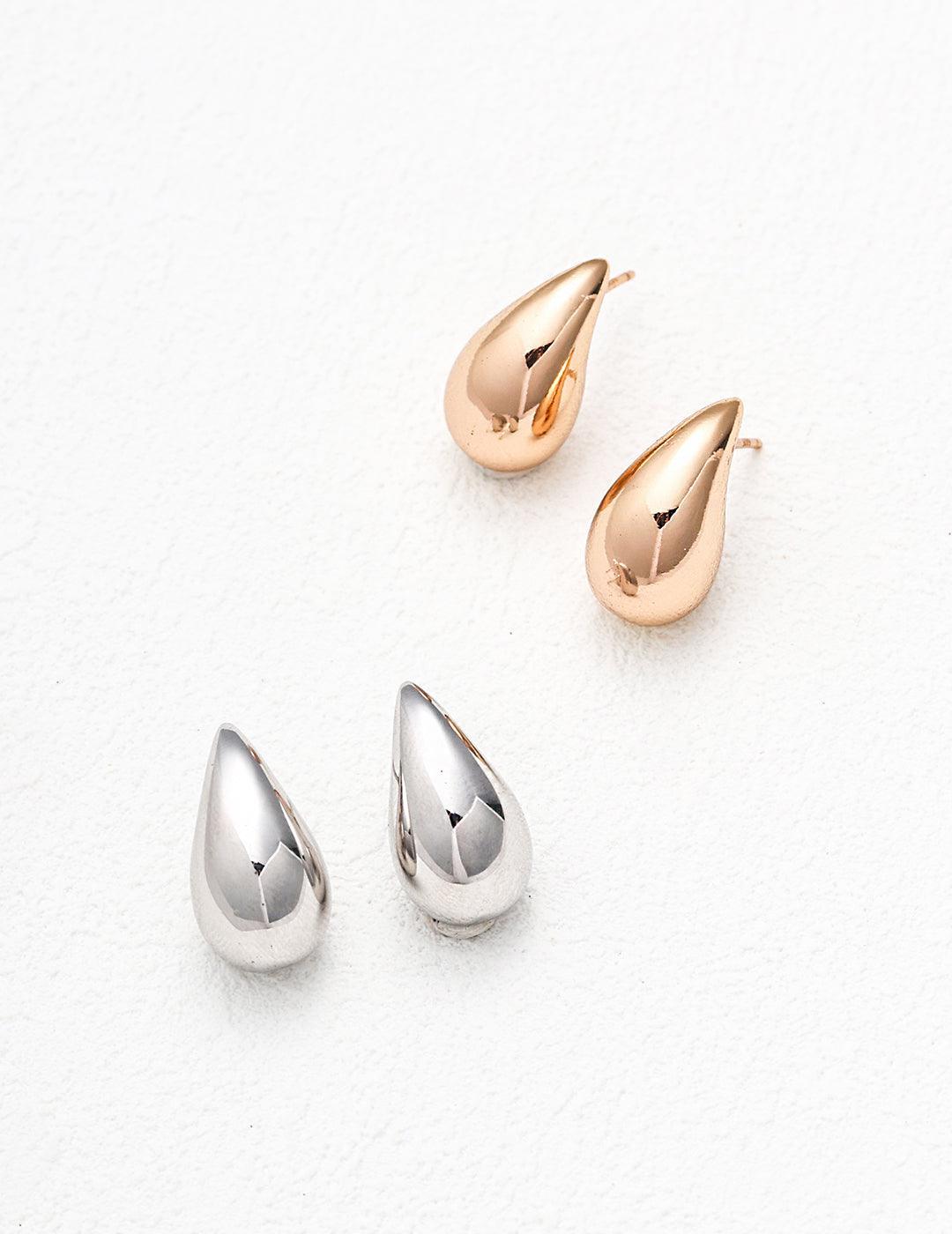 Sterling Silver Drop Earrings - MinElèn Jewelry