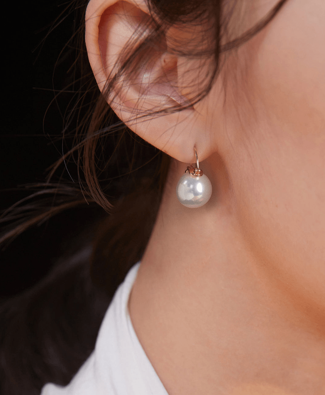 Natural pearl earrings - MinElèn Jewelry